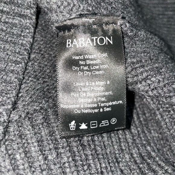 Babaton | NICOLAS Cashmere & Wool Marled Turtleneck Sweater - Picture 7 of 9